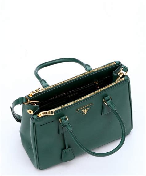 prada green check tote bag|Prada green handbag.